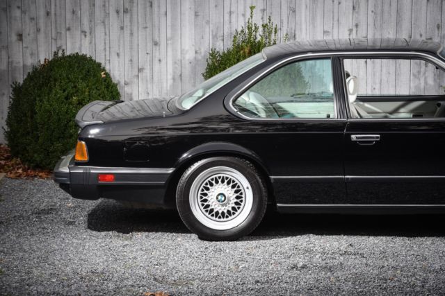 1987 Black BMW M6 Coupe