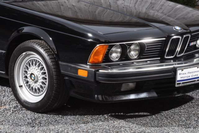 1987 Black BMW M6 Coupe