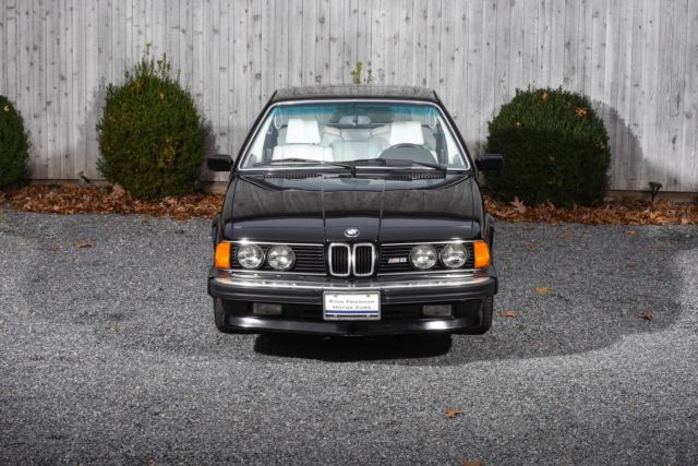 1987 Black BMW M6 Coupe
