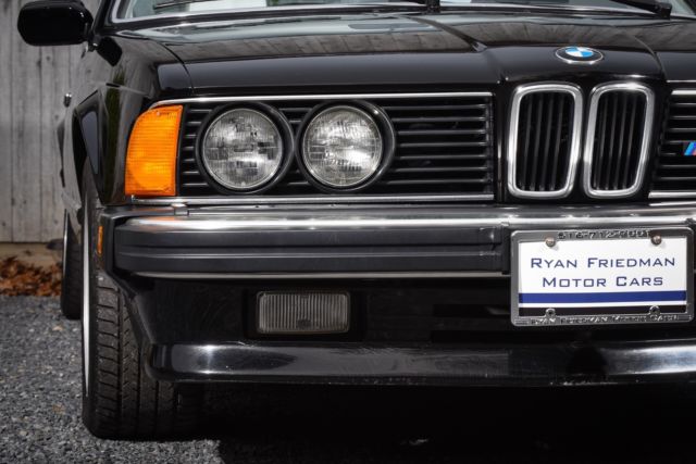 1987 Black BMW M6 Coupe