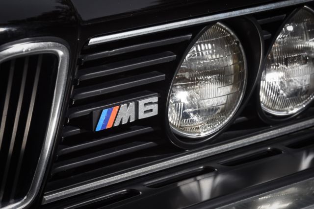 1987 Black BMW M6 Coupe