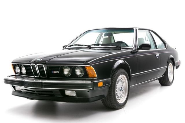 1987 Black BMW M6 Coupe