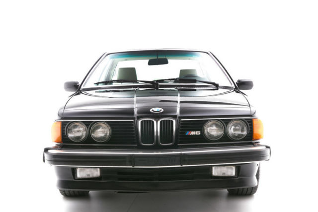 1987 Black BMW M6 Coupe