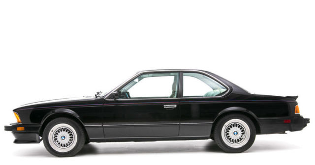 1987 Black BMW M6 Coupe