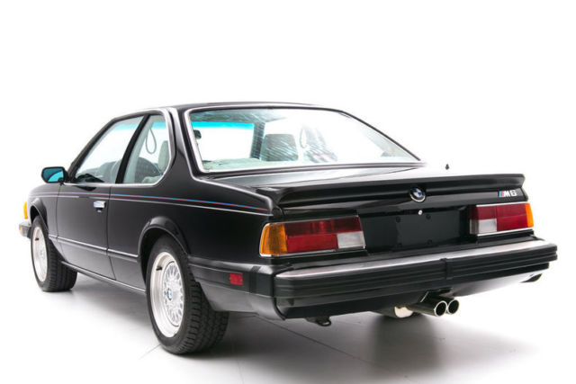 1987 Black BMW M6 Coupe