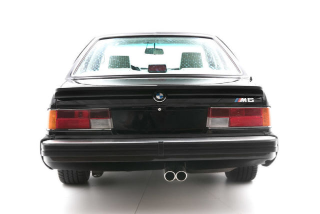 1987 Black BMW M6 Coupe