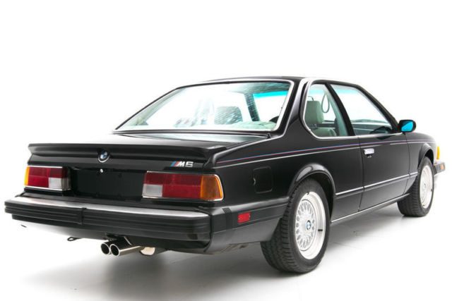 1987 Black BMW M6 Coupe