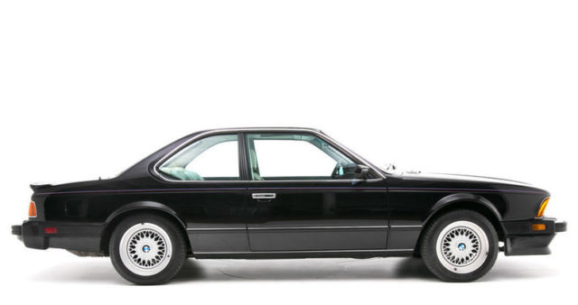 1987 Black BMW M6 Coupe