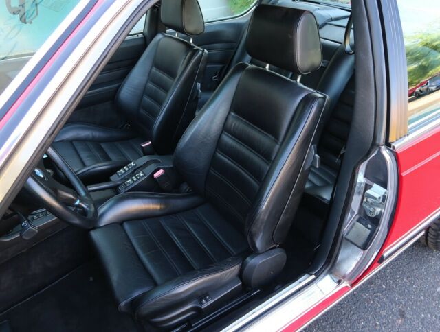 1987 Red BMW M6 Coupe