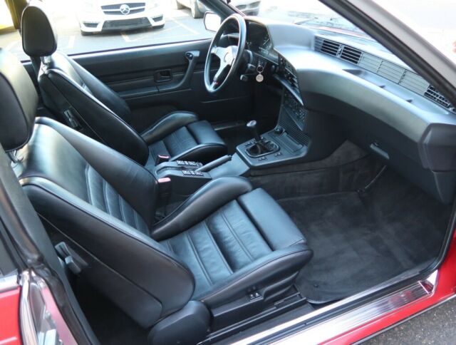 1987 Red BMW M6 Coupe