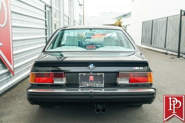 1987 Black BMW M6 2dr coupe