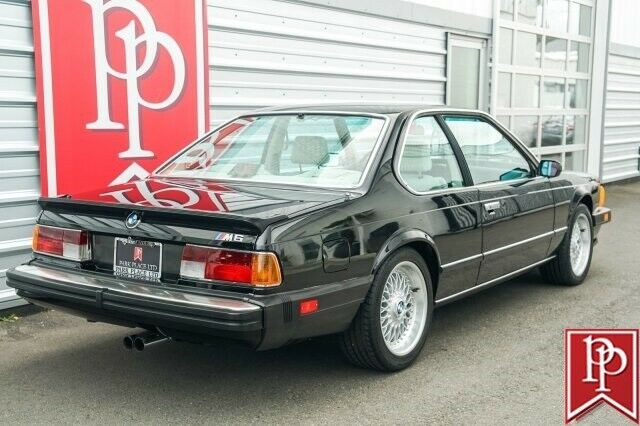 1987 Black BMW M6 2dr coupe