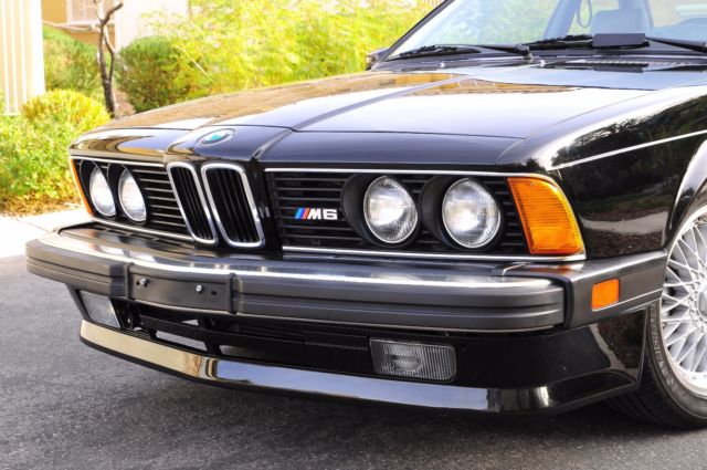 1987 BLACK BMW M6 Coupe