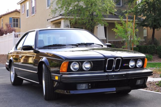 1987 BLACK BMW M6 Coupe
