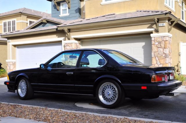 1987 BLACK BMW M6 Coupe