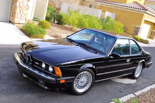 1987 BLACK BMW M6 Coupe