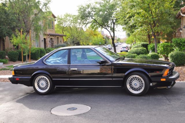 1987 BLACK BMW M6 Coupe