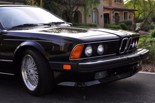 1987 BLACK BMW M6 Coupe