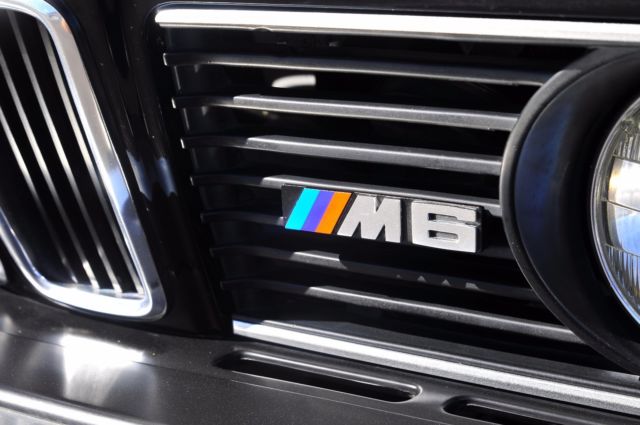 1987 BLACK BMW M6 Coupe