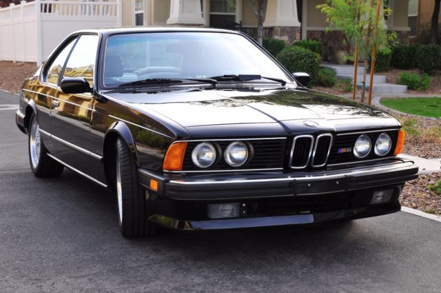 1987 BLACK BMW M6 Coupe