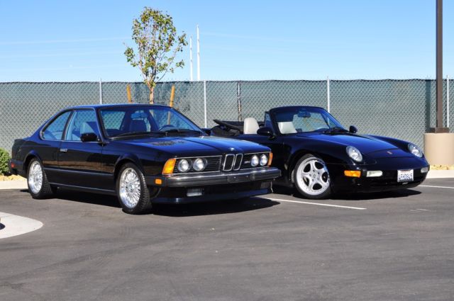 1987 BLACK BMW M6 Coupe