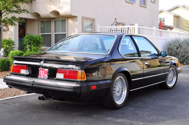 1987 BLACK BMW M6 Coupe