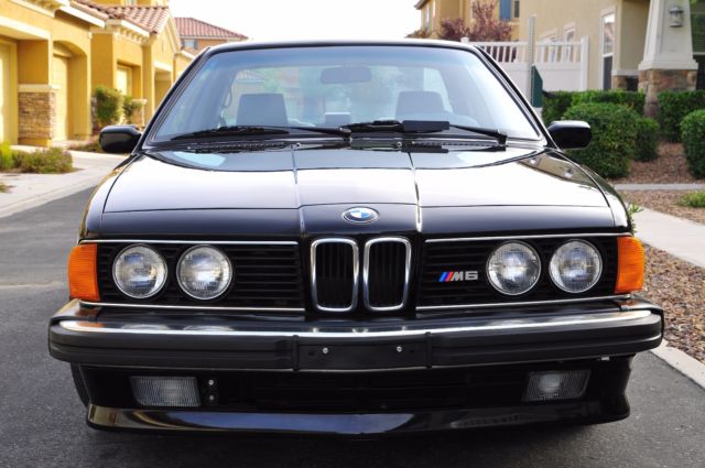 1987 BLACK BMW M6 Coupe