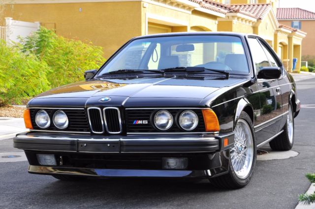 1987 BLACK BMW M6 Coupe
