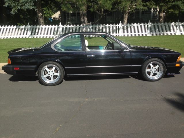 1987 Black BMW 6-Series Coupe