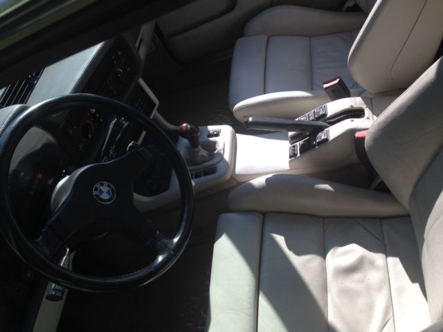 1987 Black BMW 6-Series Coupe