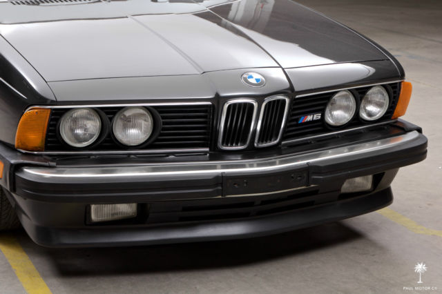 1987 Black BMW M6 Coupe