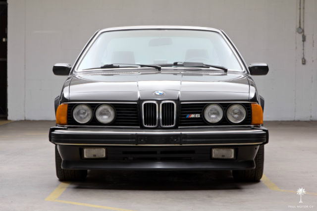 1987 Black BMW M6 Coupe