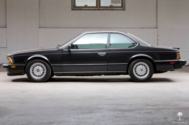 1987 Black BMW M6 Coupe
