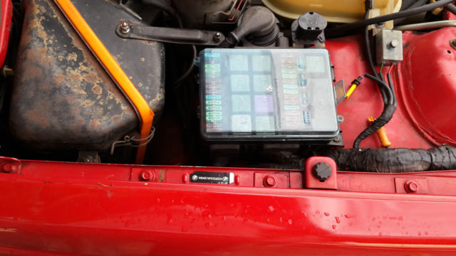 1987 Red BMW M6 Coupe