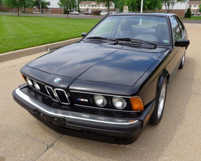1987 Black BMW 6-Series --