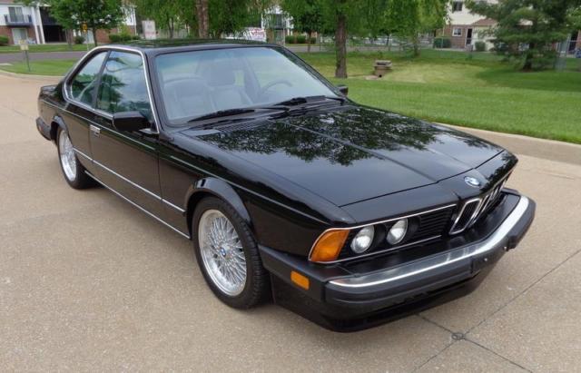 1987 Black BMW 6-Series --