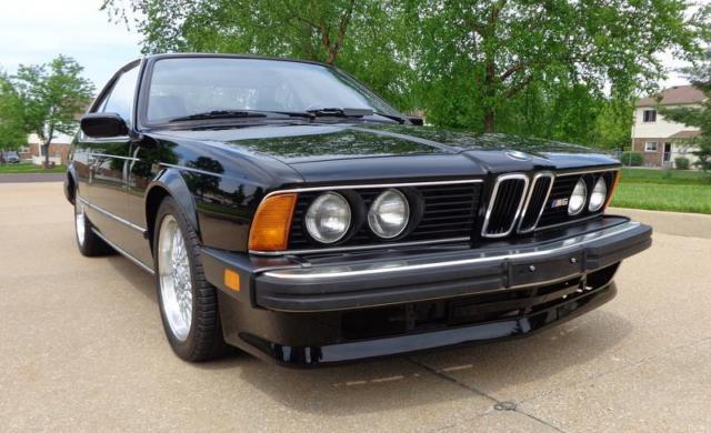 1987 Black BMW 6-Series --