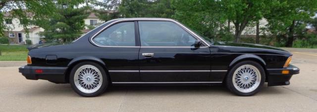 1987 Black BMW 6-Series --