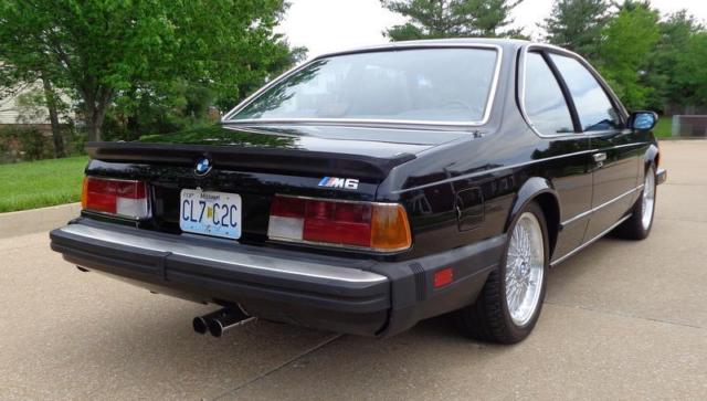 1987 Black BMW 6-Series --