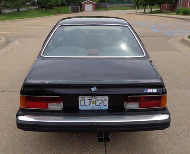 1987 Black BMW 6-Series --