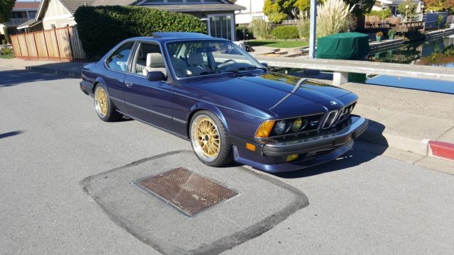 1987 Blue BMW M6