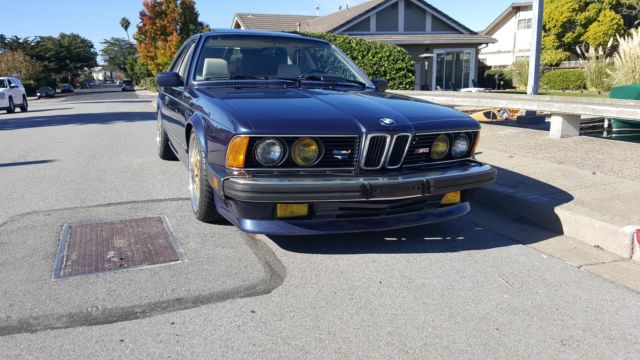 1987 Blue BMW M6