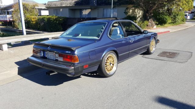 1987 Blue BMW M6