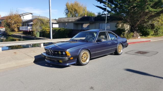 1987 Blue BMW M6