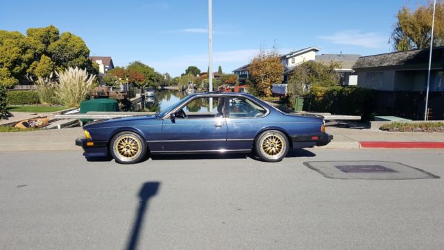 1987 Blue BMW M6