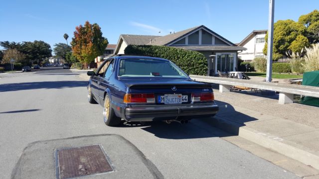 1987 Blue BMW M6