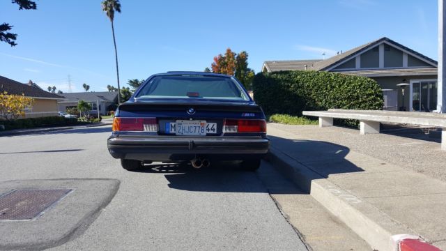 1987 Blue BMW M6