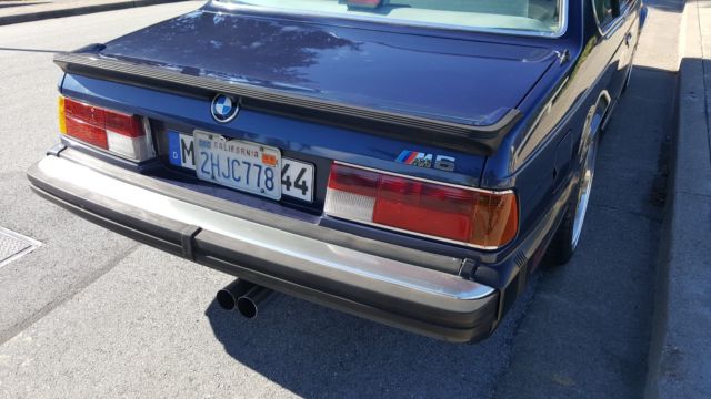1987 Blue BMW M6