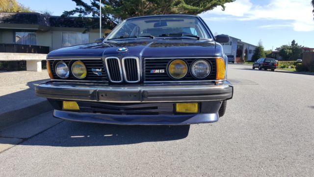 1987 Blue BMW M6