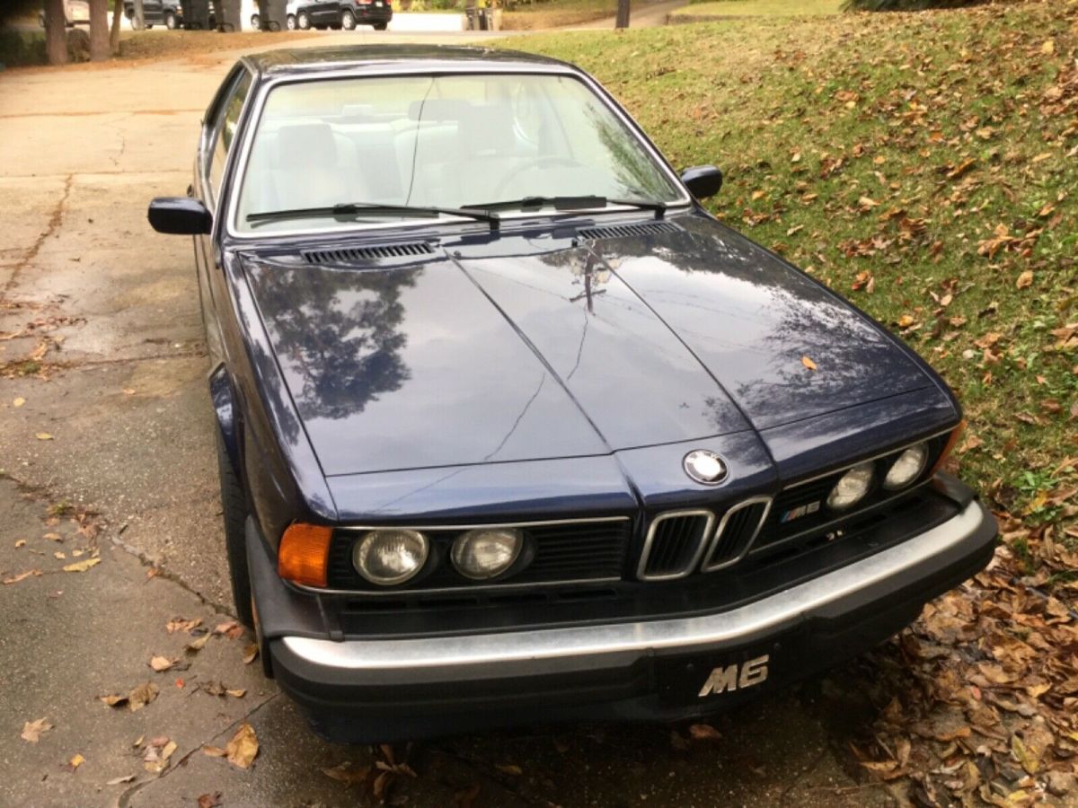 1987 Schwarz Black BMW M6 Coupe